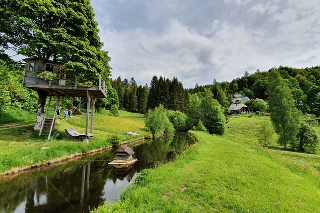 Lebküchlerweg nahe Haus Büscher